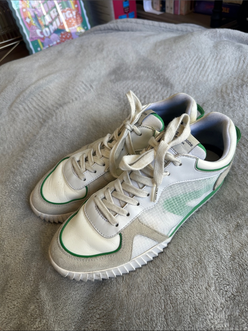 Green Rag & Bone Retro Runners